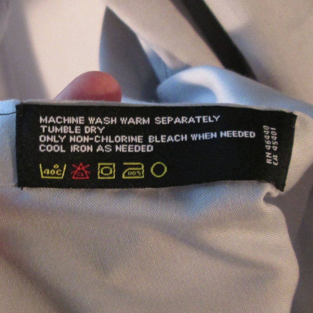 Claiborne Gray Men's Modern Fit Long Sleeve Dress Shirt 17 1/2 36\37 X-L… - Picture 4 of 5